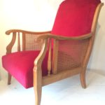 Les fauteuils en velours rouge de Frédérique